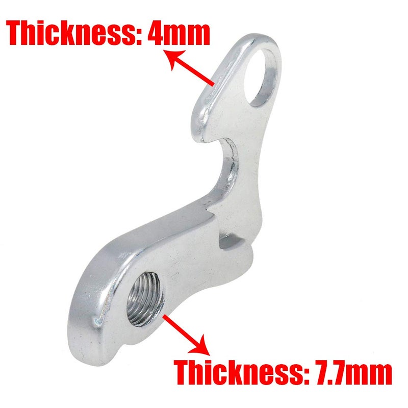 AUTUT 2 Pcs Universal Derailleur Hanger for Cyclocross, Mountain, Road Racing Bike - Image 3